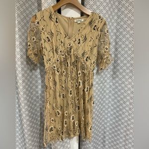 Art Deco Lace Babydoll Dress